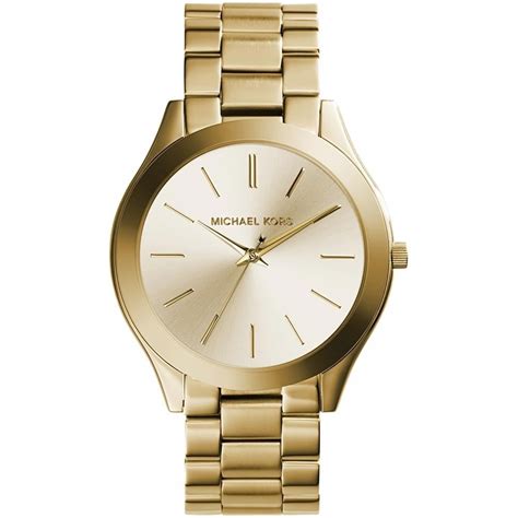 michael kors watch slim gold man|Michael Kors watches for sale.